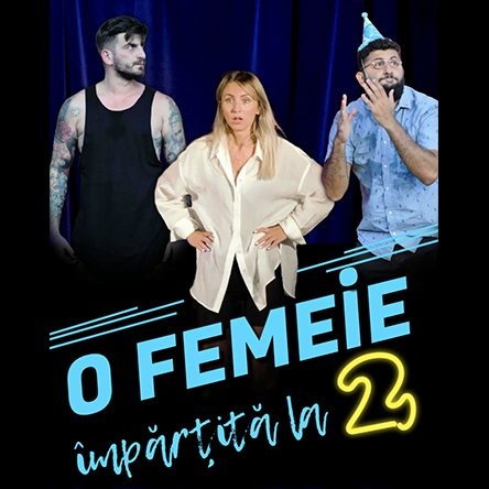 O femeie impărtită la doi