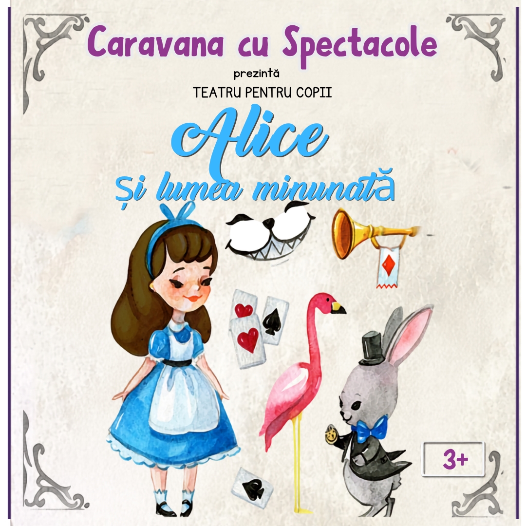 Popești Leordeni: Alice și lumea minunată - teatru interactiv pentru copii @ Cafeneaua Amicii