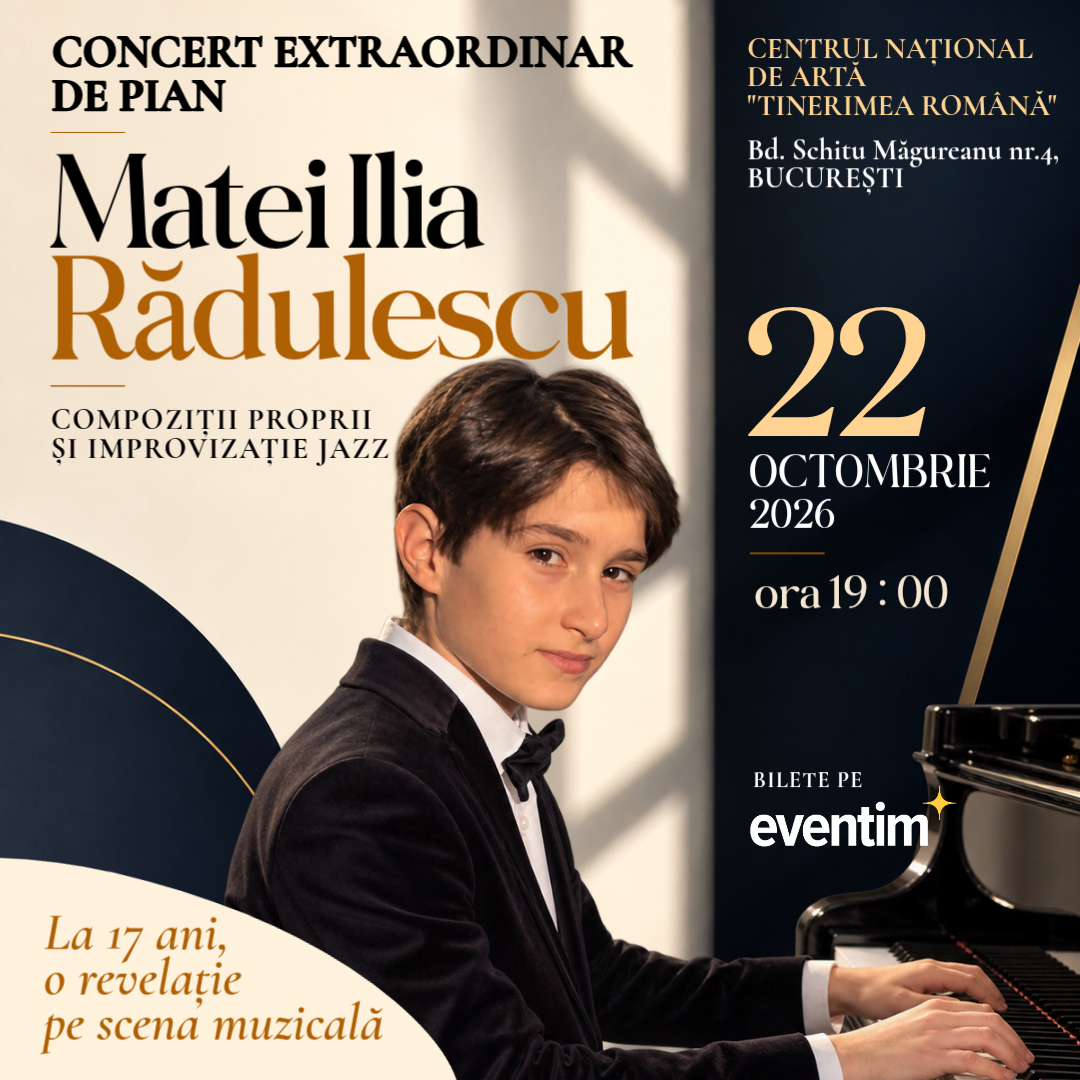 Concert de pian - Matei Ilia Radulescu