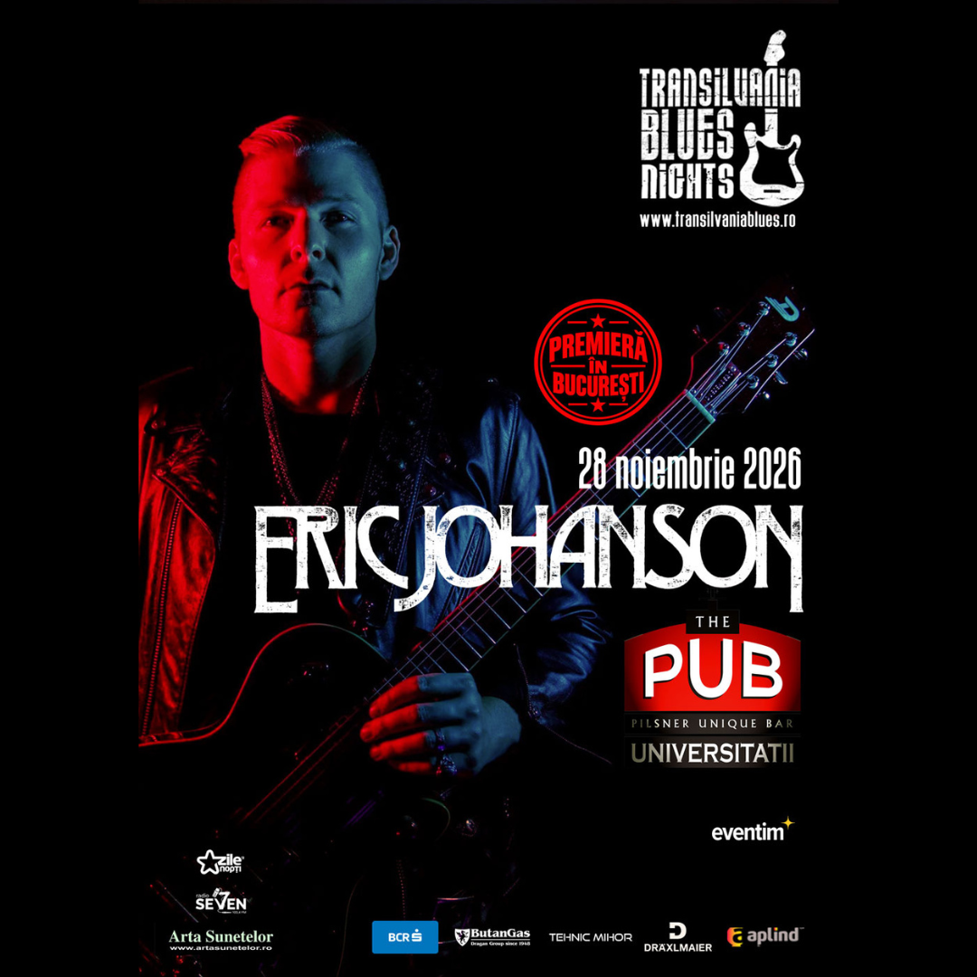 Concert Eric Johanson - New Orleans Guitar Guru | Premiera in Bucuresti
