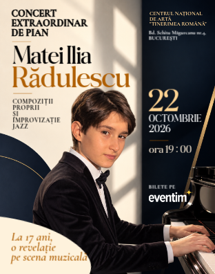 Concert de pian - Matei Ilia Radulescu