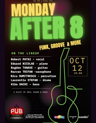 MONDAY AFTER 8 - live show la The PUB